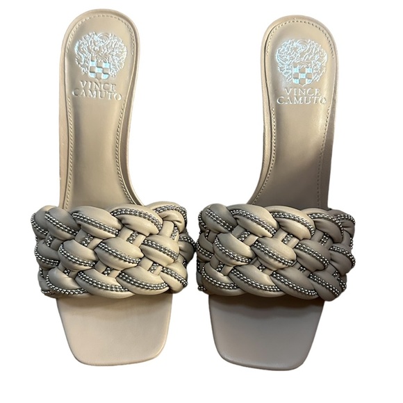 VINCE Camuto Rayley Sandal, Color: Taupe/Stone, size 8M - Picture 1 of 12